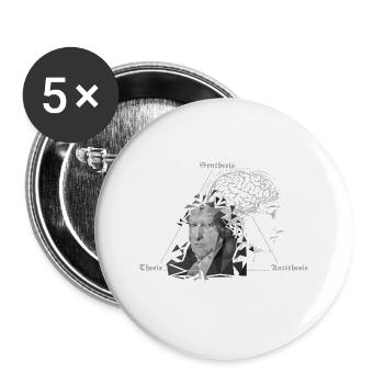 The Legacy of Hegel - Buttons large 2.2''/56 mm (5-pack) - white - Front