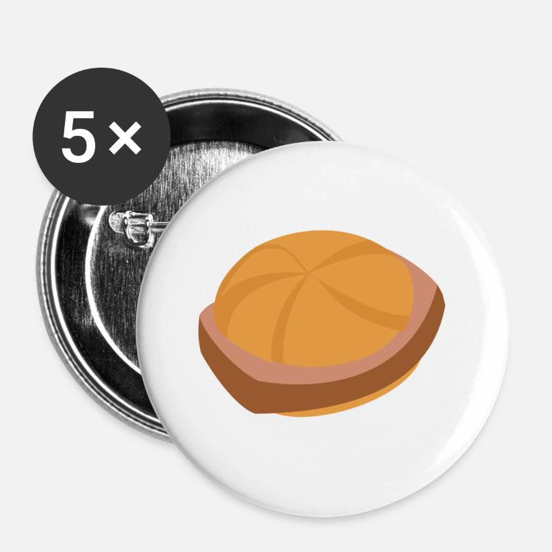 meatloaf - Buttons large 2.2''/56 mm (5-pack) - white