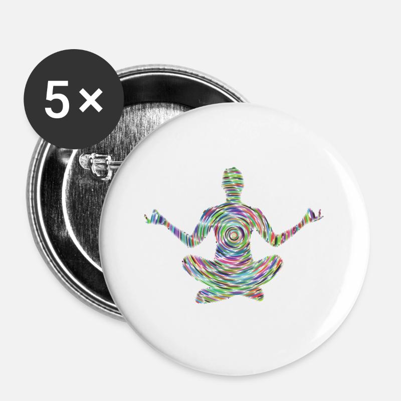 zen - Buttons large 2.2''/56 mm (5-pack) - white