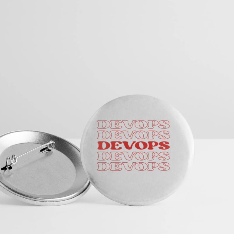 Devops Developer Operations Engineer Devops Buttons large 2.2''/56 mm (5-pack)