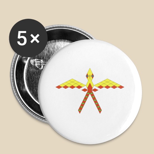 Bird - Lot de 5 grands badges (56 mm)