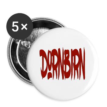 Dornbirn - Vorarlberg - Buttons groß 56 mm (5er Pack) - Weiß - Vorne