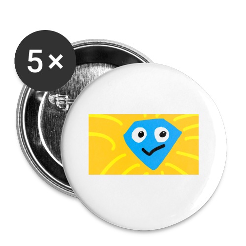 Dimond Verwirrt - Buttons groß 56 mm (5er Pack)