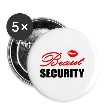 JGA - Buttons groß 56 mm (5er Pack) - Weiß - Vorne