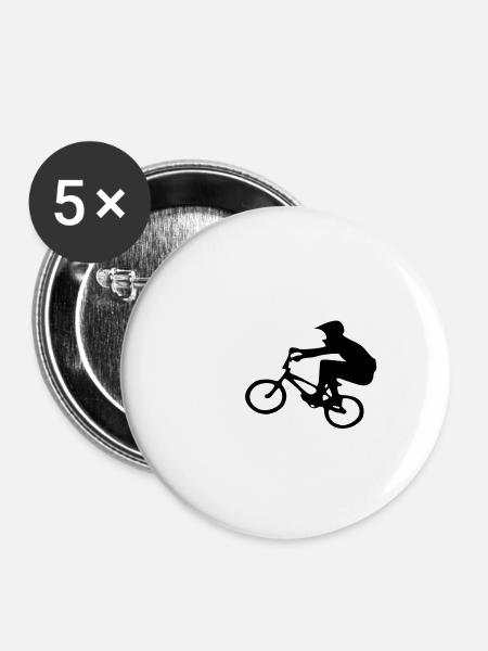 fordere deine Grenzen heraus - Buttons groß 56 mm (5er Pack) - Weiß