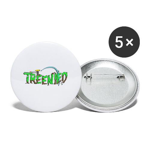 Treenied - Stora knappar 56 mm (5-pack)