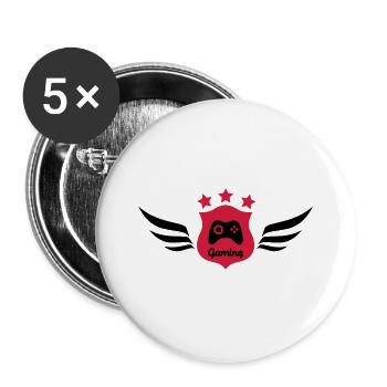 Gaming - Pro Gamer - Buttons groß 56 mm (5er Pack) - Weiß - Vorne