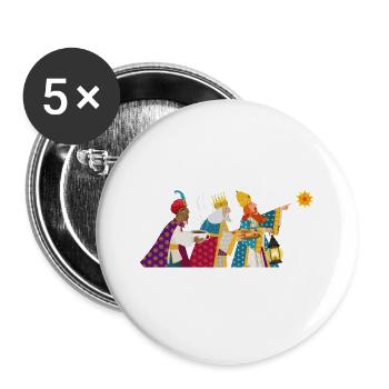 MAGI DETAIL - Buttons large 2.2''/56 mm (5-pack) - white - Front