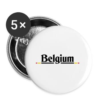 Belgium - International - No.2 - Buttons large 2.2''/56 mm (5-pack) - white - Front