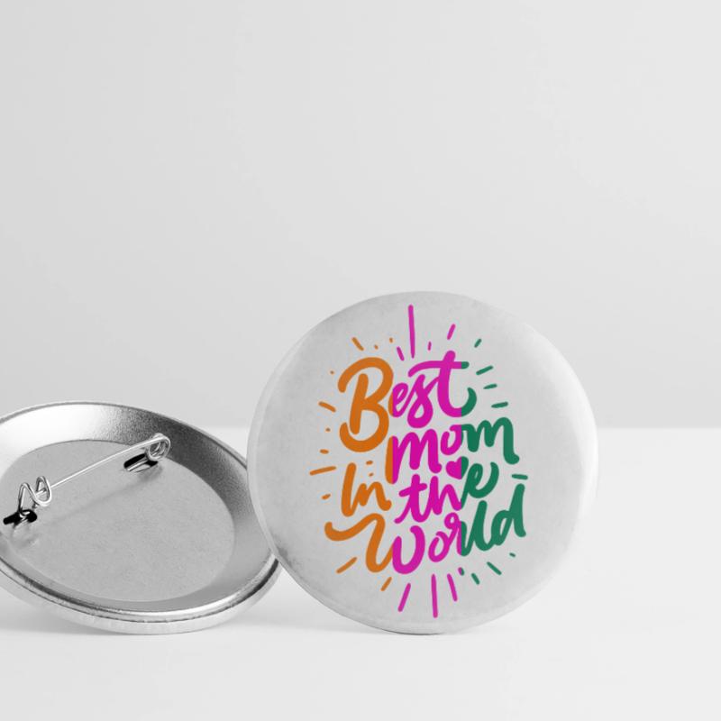 Mama Mutter Mama Mutter Mutter Mutter Mutter Mutter Buttons groß 56 mm (5er Pack)