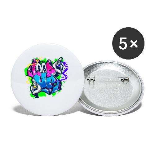 LOOP UP Street style - Buttons groß 56 mm (5er Pack)