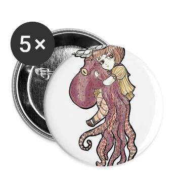 BFF - Buttons large 2.2''/56 mm (5-pack) - white - Front