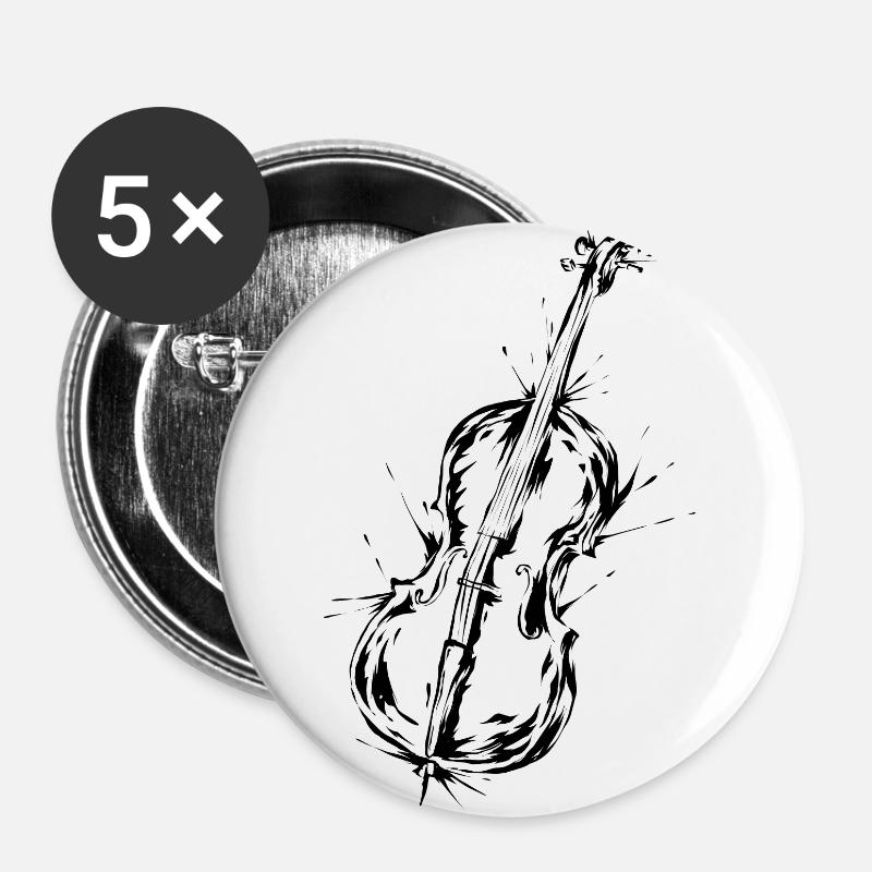 Cello - Buttons large 2.2''/56 mm (5-pack) - white