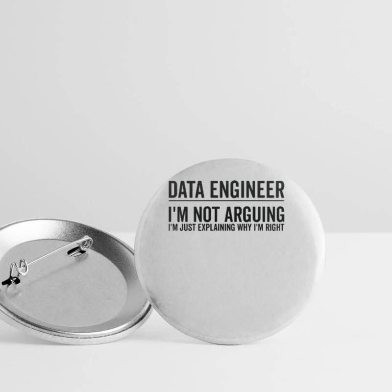 Just Explaining - Data Engineer Buttons large 2.2''/56 mm (5-pack)