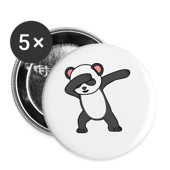 Panda - Buttons large 2.2''/56 mm (5-pack) - white - Front