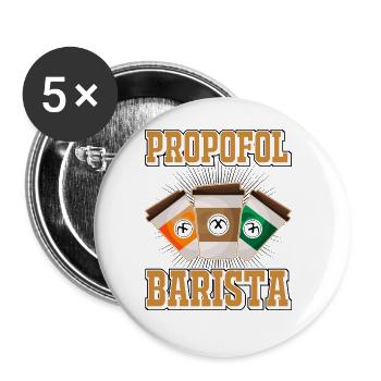 Propofol Barista - Laryngoscope Anesthesia Anesthesia - Buttons large 2.2''/56 mm (5-pack) - white - Front