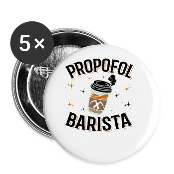 Propofol Barista - Laryngoscope Anesthesia Anesthesia - Buttons large 2.2''/56 mm (5-pack) - white - Front
