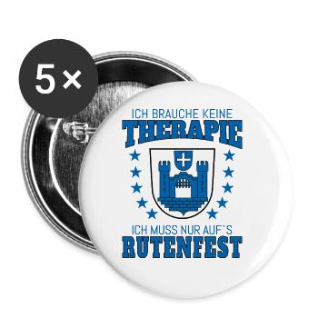 Ravensburg Rutenfest Therapie Ravensburger - Buttons groß 56 mm (5er Pack) - Weiß - Vorne