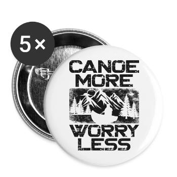 Canoe Canoeing Vintage Canoe More - Buttons large 2.2''/56 mm (5-pack) - white - Front