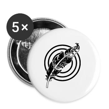 Bounce - Buttons large 2.2''/56 mm (5-pack) - white - Front