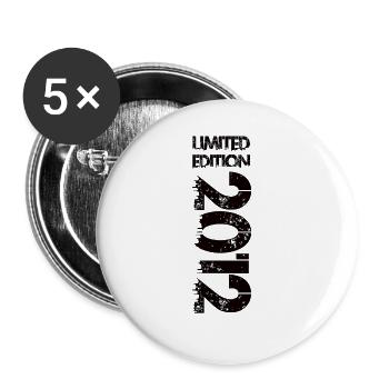 Limited Edition 2012 - Buttons groß 56 mm (5er Pack) - Weiß - Vorne