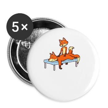 Fuchs massages - Physiotherapy - Buttons large 2.2''/56 mm (5-pack) - white - Front