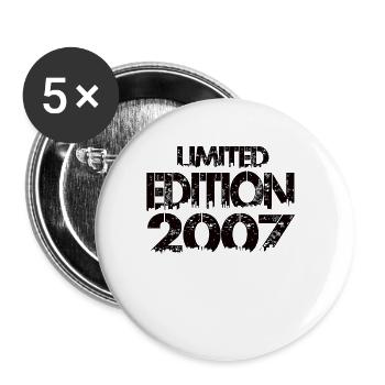 Limited Edition 2007 - Buttons large 2.2''/56 mm (5-pack) - white - Front