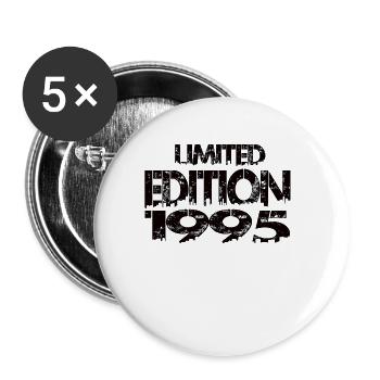 Édition limitée 1995 - Lot de 5 grands badges (56 mm) - blanc - Devant
