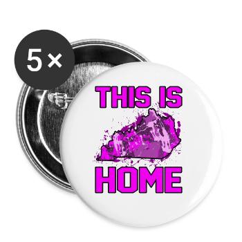 Startseite Kentucky geschenk - Buttons groß 56 mm (5er Pack) - Weiß - Vorne
