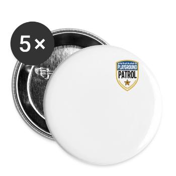 Childcare Daycare Provider Teacher - Buttons large 2.2''/56 mm (5-pack) - white - Front
