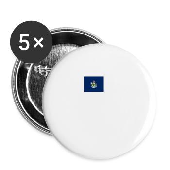 Cadeau Beauty From Maine - Lot de 5 grands badges (56 mm) - blanc - Devant
