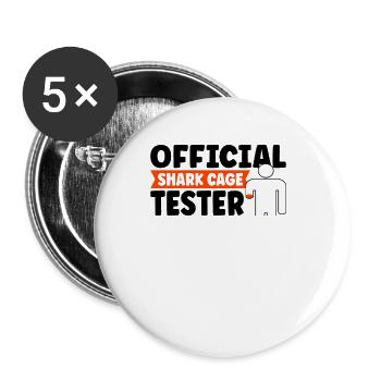 Hand Arm Amputee Assembly Required Amputation - Buttons large 2.2''/56 mm (5-pack) - white - Front
