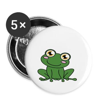 Best frog aunt of all time - Buttons large 2.2''/56 mm (5-pack) - white - Front