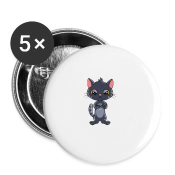 Ich Habe Das Schon Verstanden Ist Mir Nur Egal - Buttons groß 56 mm (5er Pack) - Weiß - Vorne