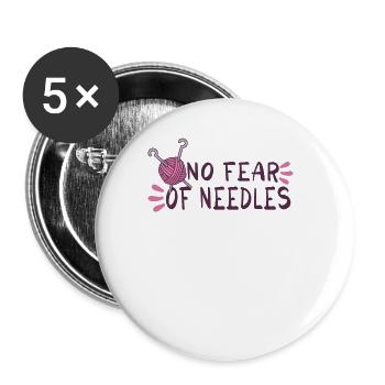 Sewing Machine Fun Sewing Sewing Sewing Fan Hobby - Buttons large 2.2''/56 mm (5-pack) - white - Front