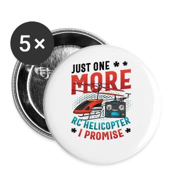 Only one more Rc helicopter, I promise. - Buttons large 2.2''/56 mm (5-pack) - white - Front