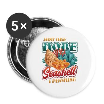 Only one shell left, collector shell. - Buttons large 2.2''/56 mm (5-pack) - white - Front