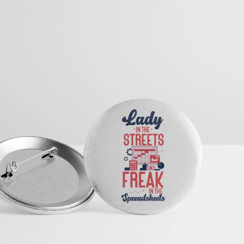 Comptable Comptable Comptable Lot de 5 grands badges (56 mm)