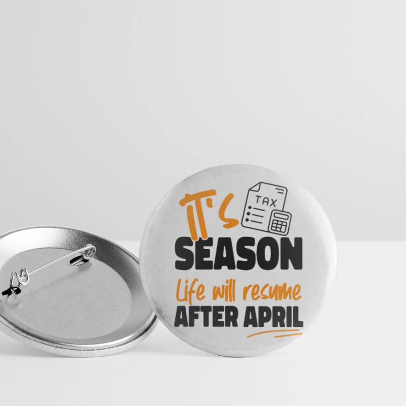 Comptable Comptable Comptable Lot de 5 grands badges (56 mm)