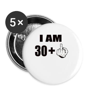 31st birthday - Buttons large 2.2''/56 mm (5-pack) - white - Front