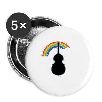 Contrabass - Buttons large 2.2''/56 mm (5-pack) - white - Front
