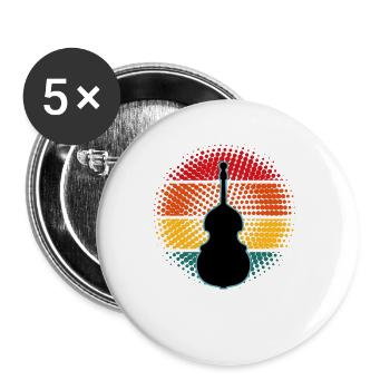 Contrabass - Buttons large 2.2''/56 mm (5-pack) - white - Front