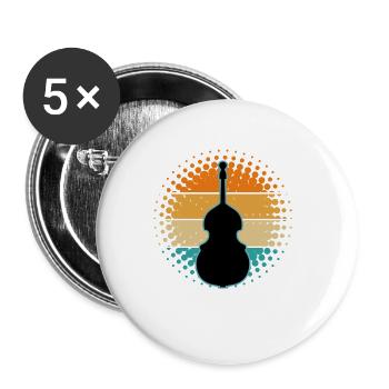 Contrabass - Buttons large 2.2''/56 mm (5-pack) - white - Front