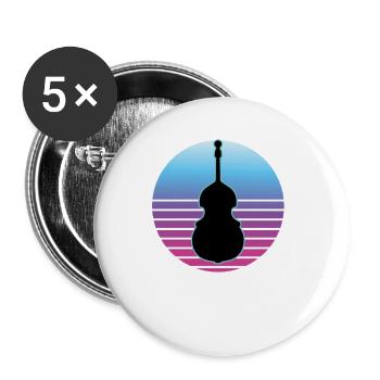 Contrabass - Buttons large 2.2''/56 mm (5-pack) - white - Front