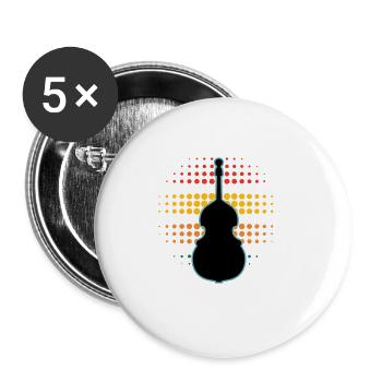 Contrabass - Buttons large 2.2''/56 mm (5-pack) - white - Front