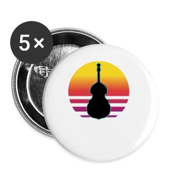 Contrabass - Buttons large 2.2''/56 mm (5-pack) - white - Front