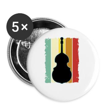 Contrabass - Buttons large 2.2''/56 mm (5-pack) - white - Front