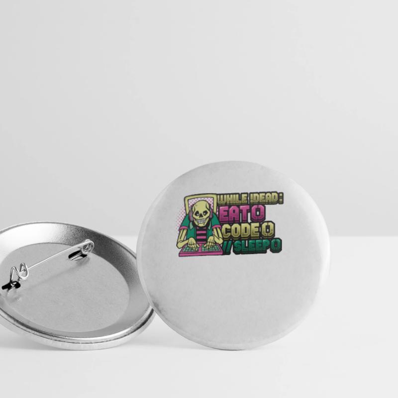 Programmer,Computer Programmer,Joke Buttons large 2.2''/56 mm (5-pack)