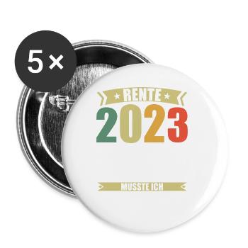 best wife since 2023 1st wedding anniversary - Buttons large 2.2''/56 mm (5-pack) - white - Front