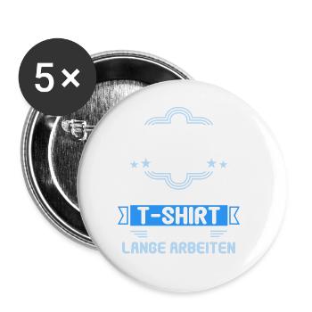 Rentner 2023 Rentnerin 2023 Rente 2023 - Buttons groß 56 mm (5er Pack) - Weiß - Vorne
